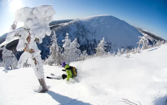 wonderful ski terrain in lapland flatlight films