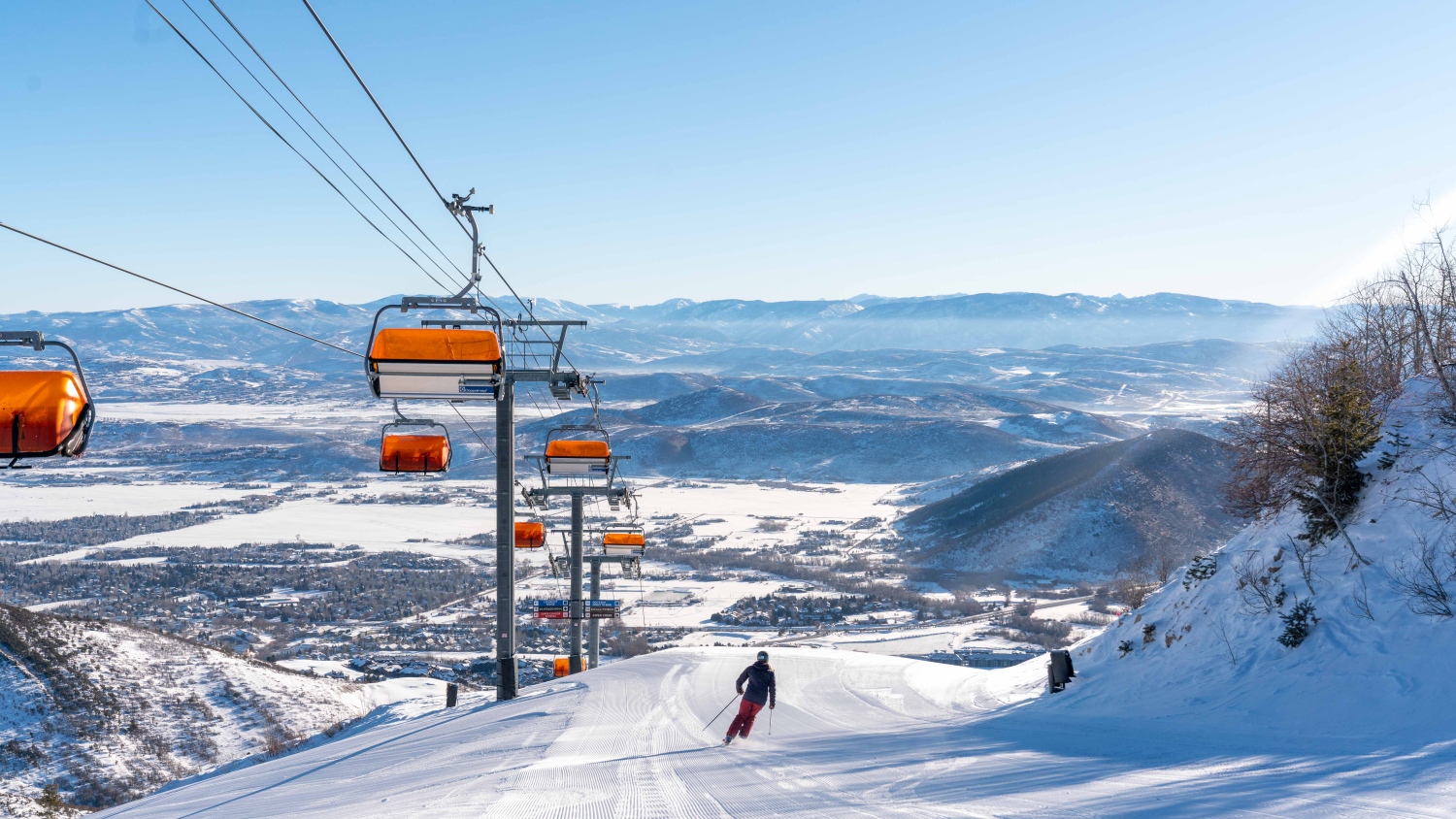 park city ski resort utah usa