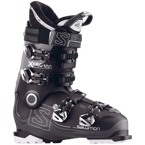 salomon x pro 100 ski boots 2017 black anthracite light grey side