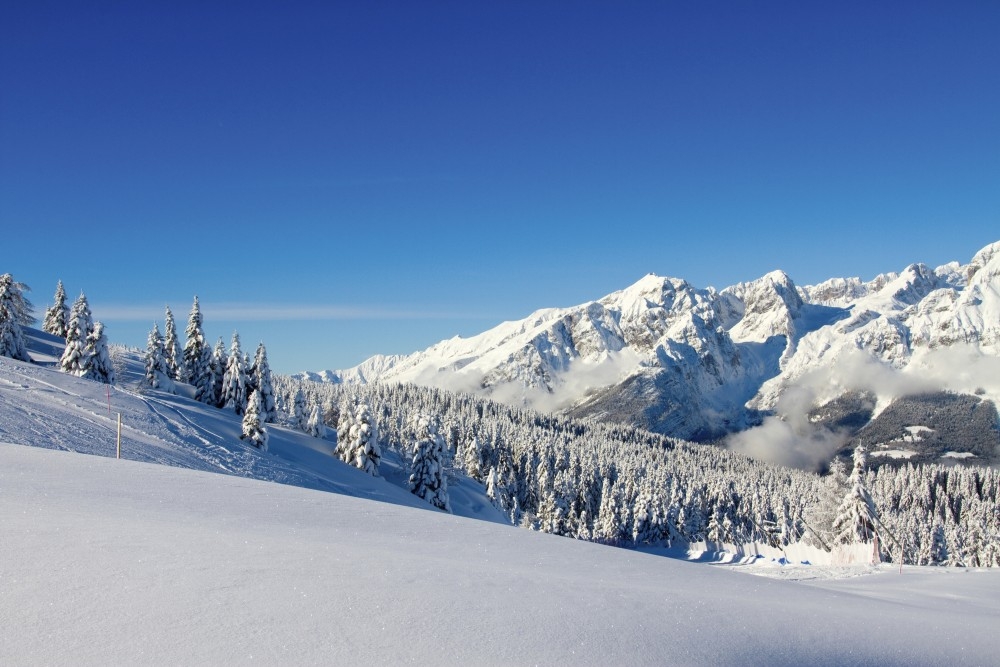 the beautiful slopes of la thuille