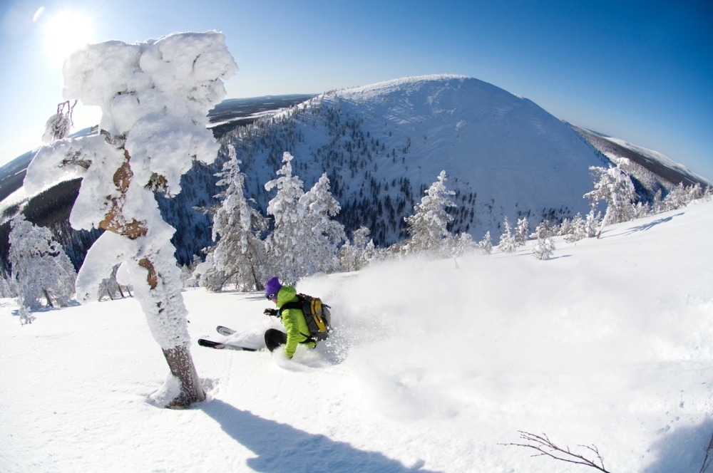 wonderful ski terrain in lapland flatlight films