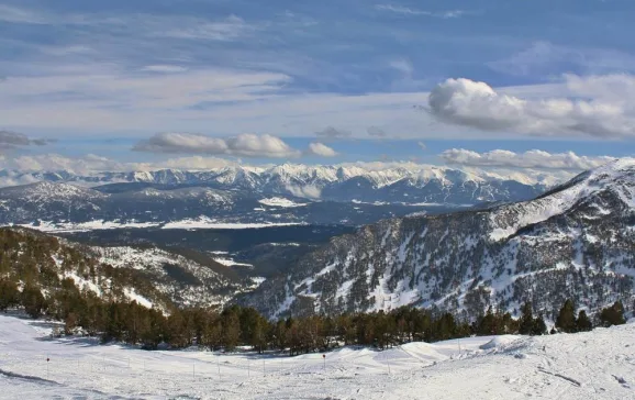 mountainous pyrenees