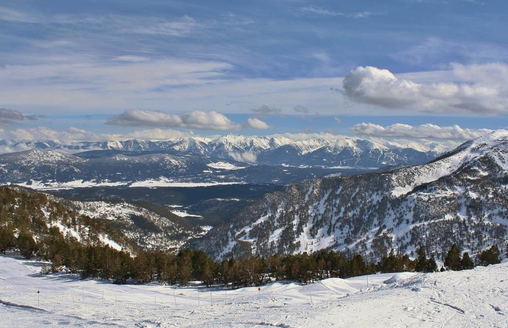 mountainous pyrenees