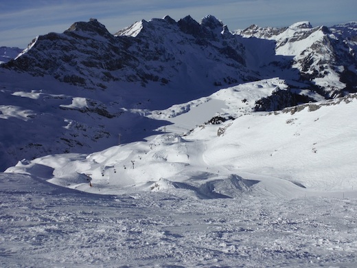 view to Tubersee Engelberg Switzerland