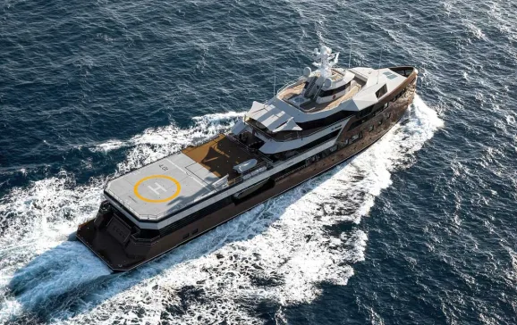  resized skiing superyacht la datcha oleg tinkov kamchatka heliskiing elemental adventures