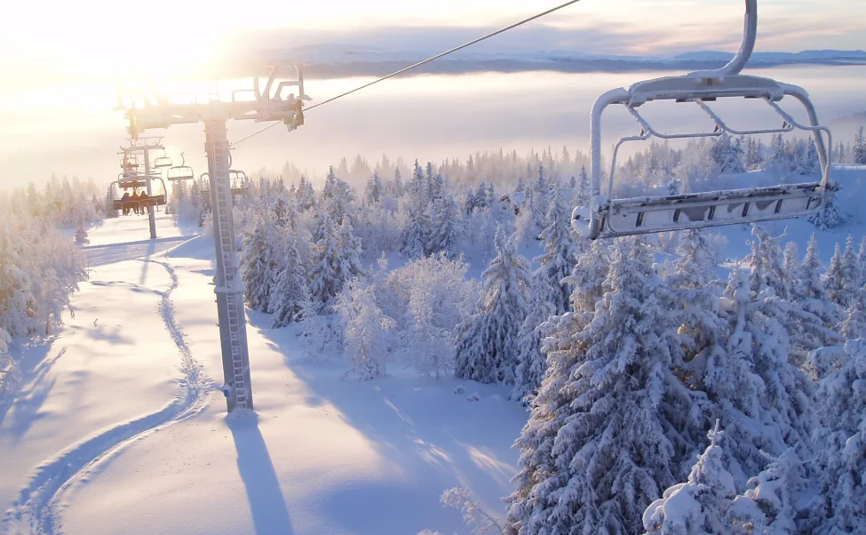 Family ski holiday Kvitfjell Norway 2
