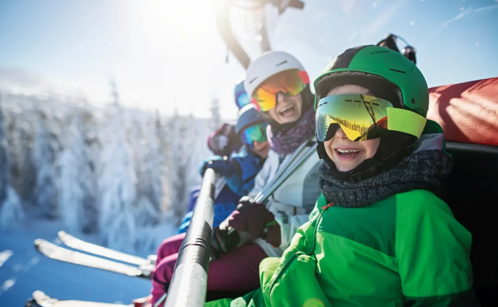 Family skiing CREDIT iStock Imgorthand