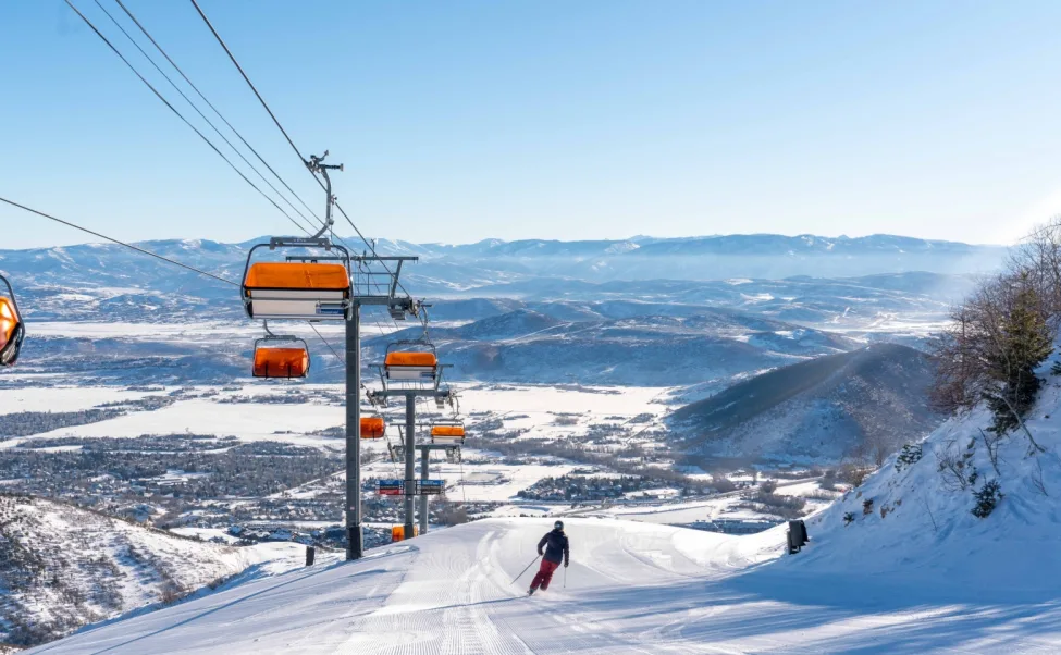 park city ski resort utah usa