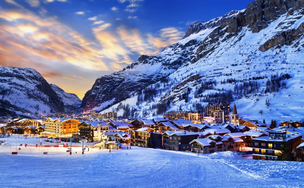 val disere ski resort france credit ventdusud istock