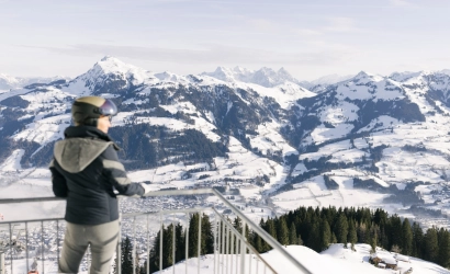 Landschaft Panorama Skigebiet Hahnenkamm Winter Kitzbuhel Austria CREDIT Kitzbuhel Tourismus