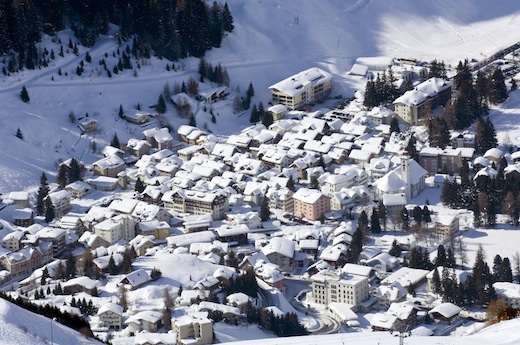 View of Andermatt town in Switzerland CREDIT Andermatt Andermatt town CREDIT Andermatt