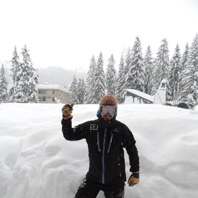 Flaine France fresh snow 7 feb