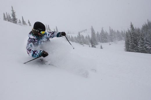 Fresh powder at Breckenridge Colorado