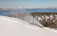 Heavenly California snow making