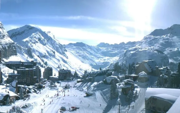 avoriaz in a blanket of snow