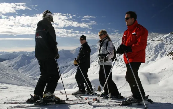 crystal rep and group on slopes in la plagne crystal brochure