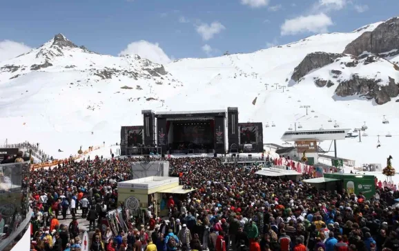 ischgl mountain top stage