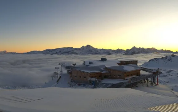 tignes opens for the season