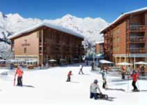 Artists impression of the new Les Arcs developments les-arcs
