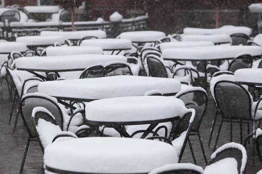 March snow at Breckenridge colorado