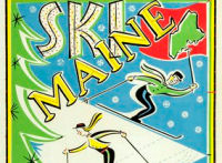 ski poster Maine