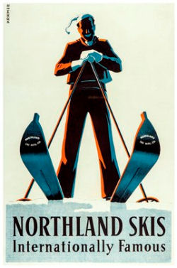 ski poster northland skis