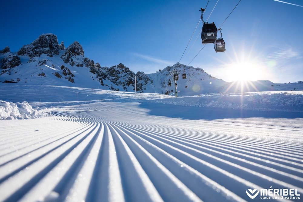 the perfect pistes of meribel france credit meribel coeur des 3 vallees facebook