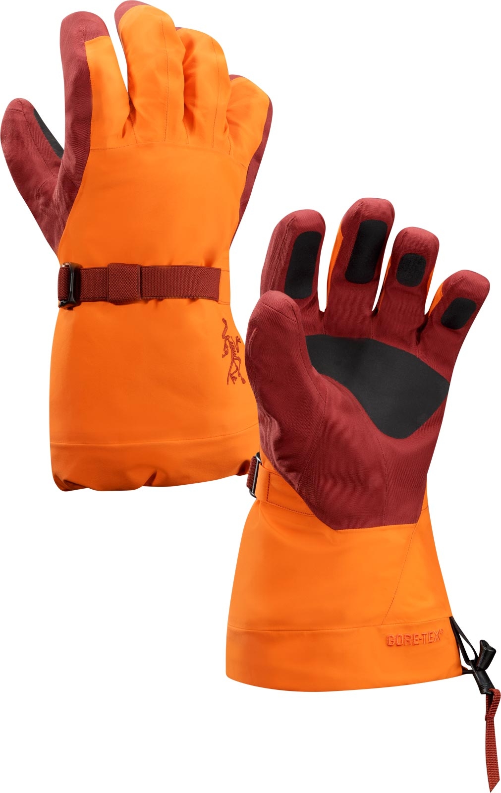 arcteryx lithic glove crimson flare f15