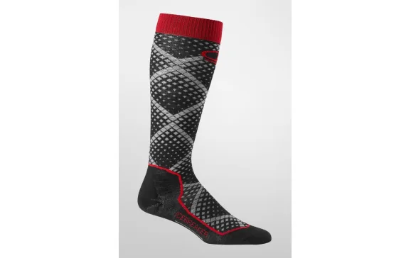 mens ski ultra light over the calf sock piste