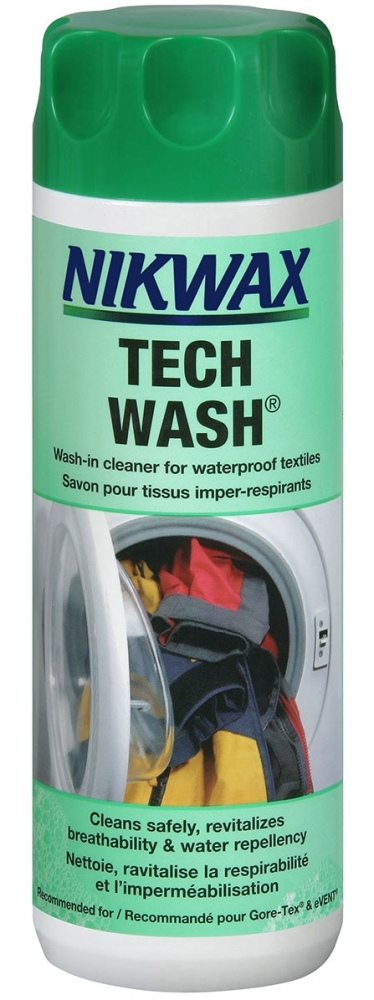 Nikwax Tech Wash 169 fl. oz., Technical Cleaner for Jackets and Outerwear,  Restores Waterproofing in Rain, Ski, and Snow Gear, Safe for Gore-Tex and