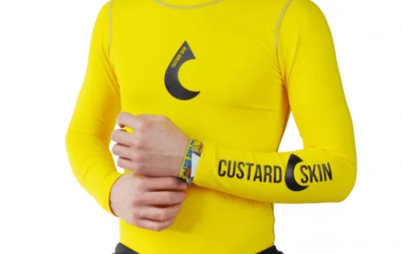burnt custard base layer yellow skin arm up 600x512