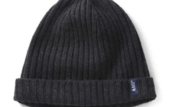 mens beanie charcoal