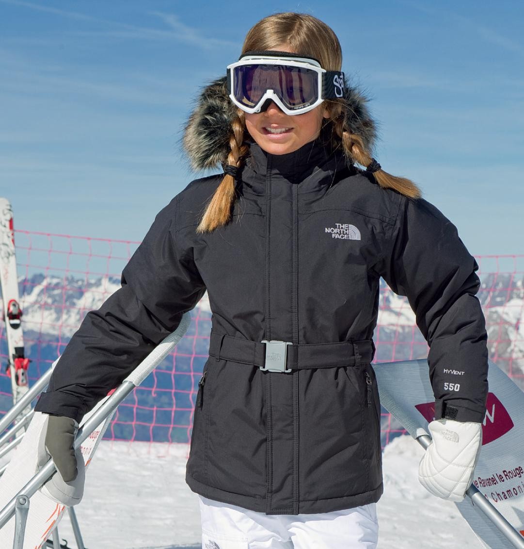 north face ski jacket girls