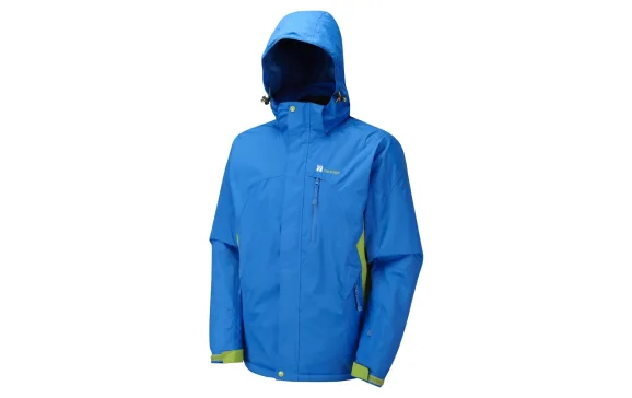 edge halvor jacket mens blue lime green