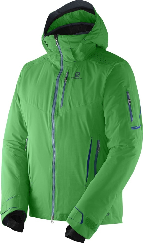 salomon whitemount gtx motion fit jacket m bud green