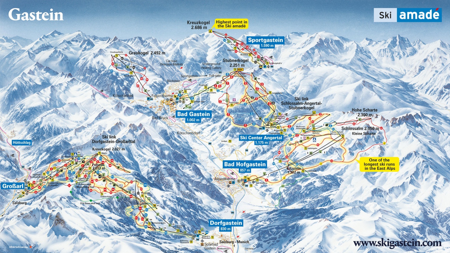 bad-gastein-ski-map