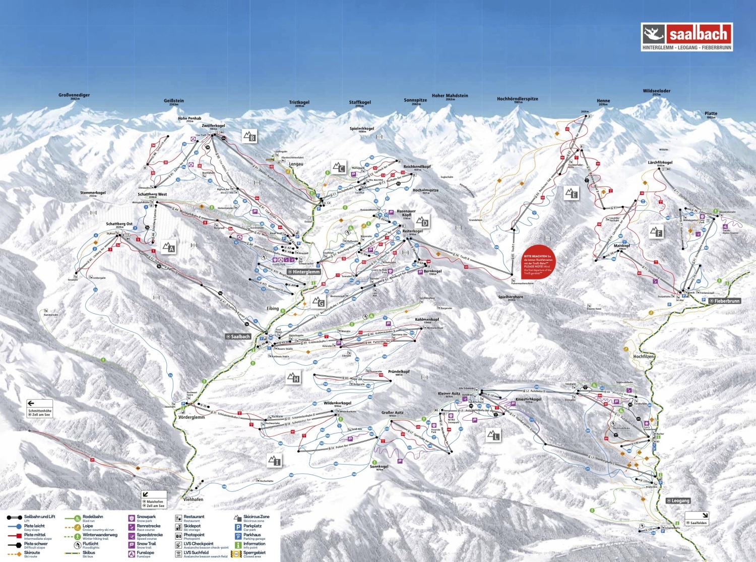saalbach-ski-map