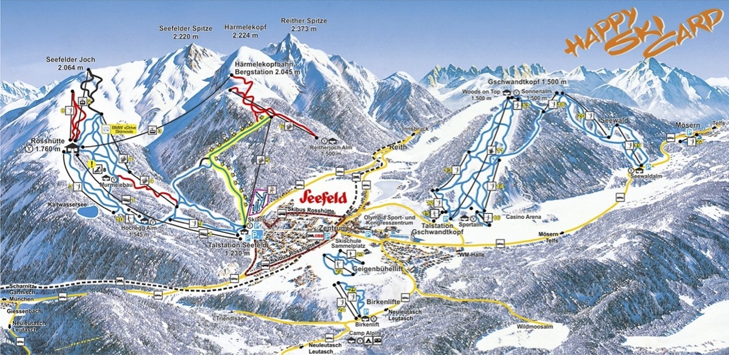 seefeld-ski-map