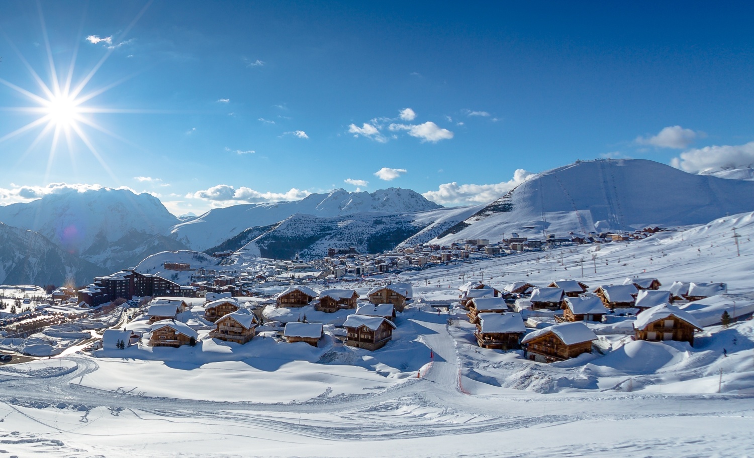 alpe dhuez ski resort france credit alpe dhuez tourist office