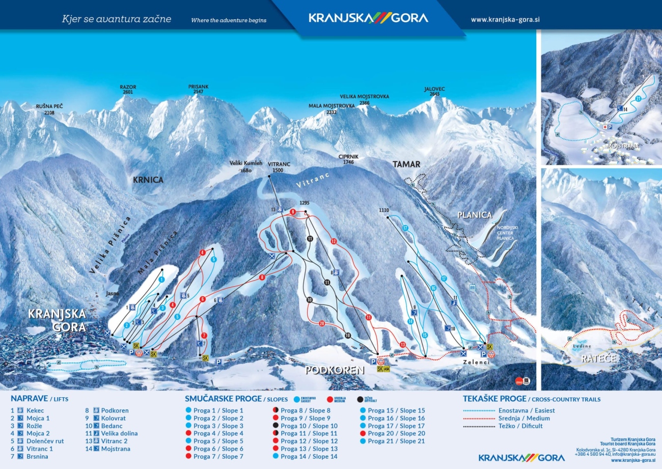 Kranjska-Gora-piste-map