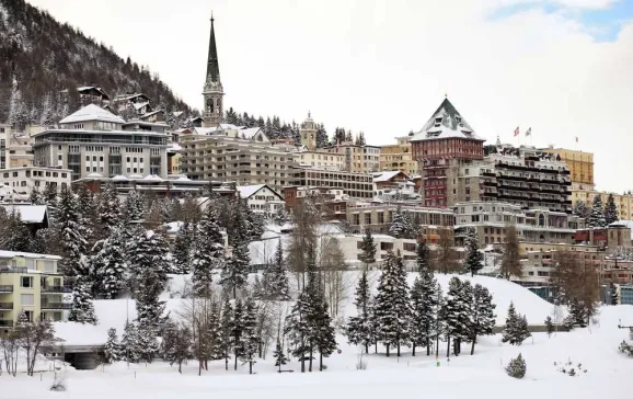 st moritz town